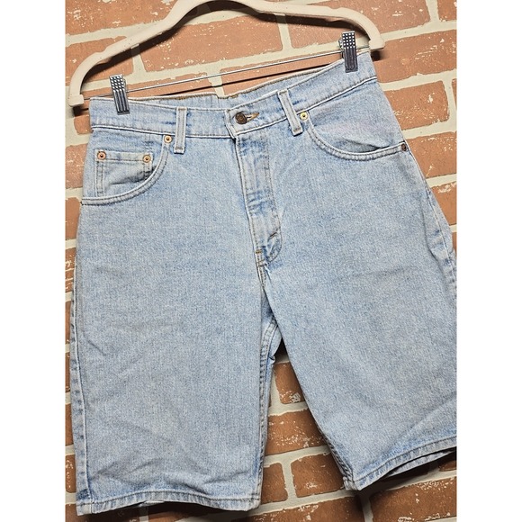 Levi's Pants - Vtg Levis Shorts Men's 30W Blue Denim 560 Loose‎ Fit made in 02/1993 Y2K Light